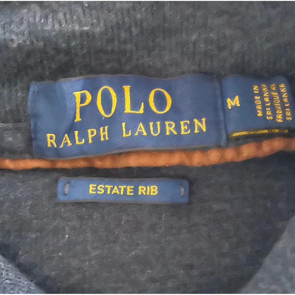 Polo Ralph Lauren Mens Estate Rib Shawl Collar Pullover Navy Blue Medium(Small)
